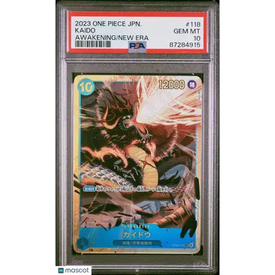 PSA 2023 One Piece CCG Kaido #118 Japanese 10