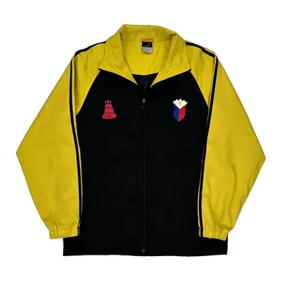 Nike Track Jacket - Large Black Polyester