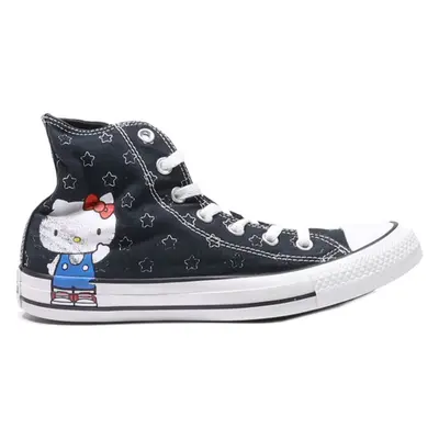 CONVERSE Chuck Taylor All Star Hello Kitty High Top Trainers Black Canvas Womens UK 6