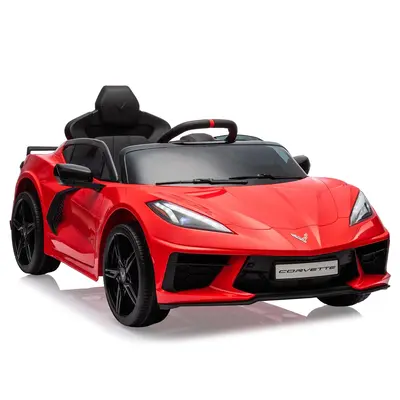 Garvee Ride - P Series: 12V Kids Ride on Car Licensed Corvette Battery Powered Car Toddles Electric Sports Car Toy with Remot...