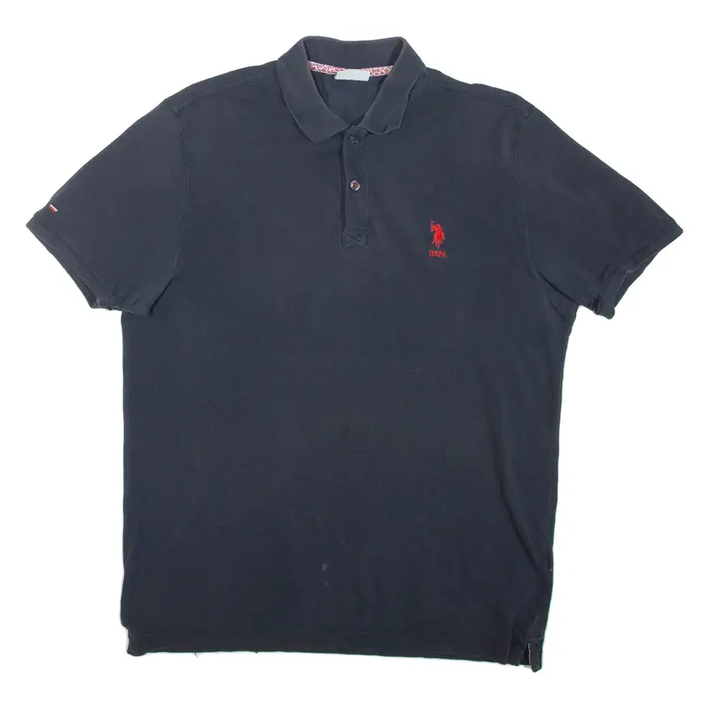 U.S. POLO ASSN Mens Polo Shirt Blue L