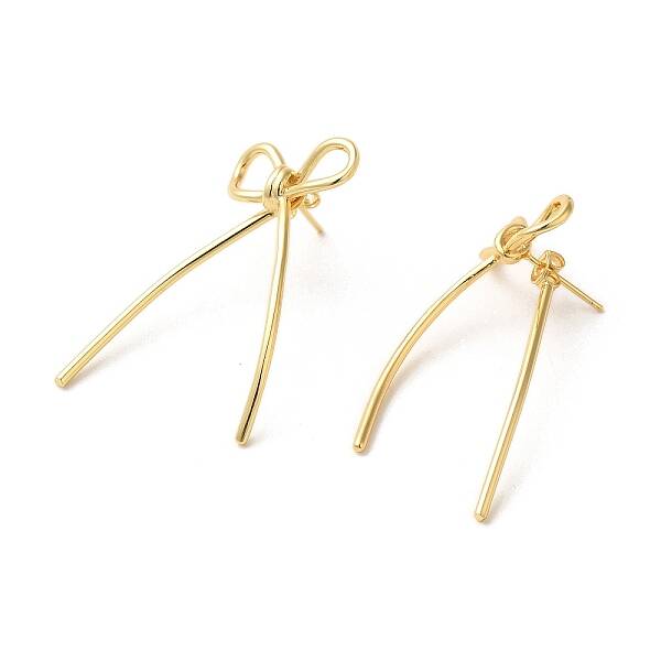 Brass Stud Earrings for Women