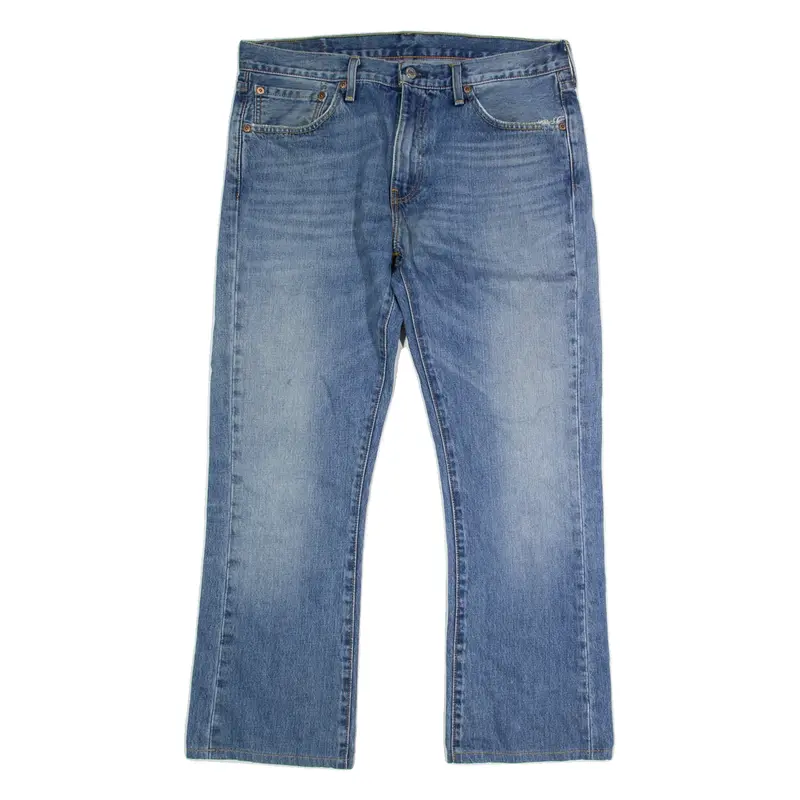 LEVI'S 527 REG Jeans Mens Blue Regular Bootcut Stone Wash W36 L28