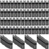 VEVOR 100PCS Oscillating Saw Blades, Quick Release Multitool Blades Kit, HCS Tool Blades for Wood Plastic Metal Nails Bolts, ...