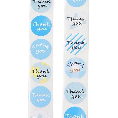 Thank You Stickers Roll