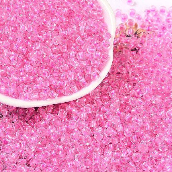 Transparent Inside Colours Glass Seed Beads