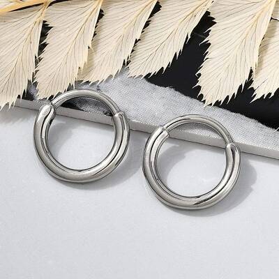 316 Surgical Stainless Steel Hoop Earrings