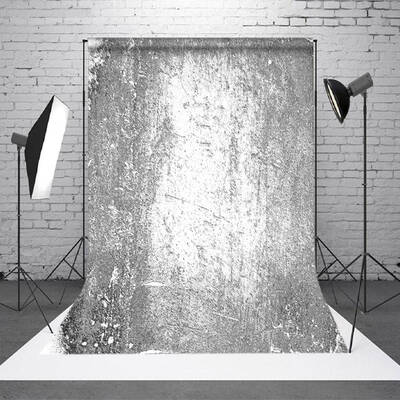 Gray White Cement Wall Abstract Textured Backdrop - Aperturee