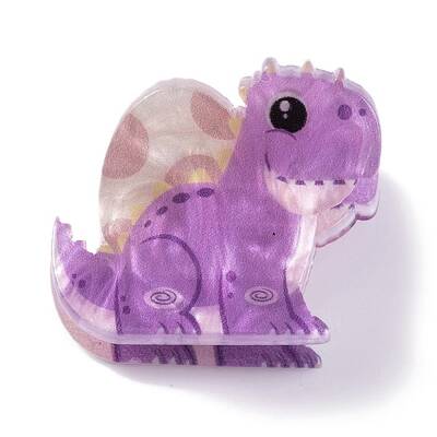 Cute Mini Dinosaur Acrylic Claw Hair Clips
