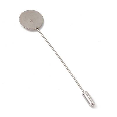 Tarnish Resistant 304 Stainless Steel Lapel Pins Base Settings