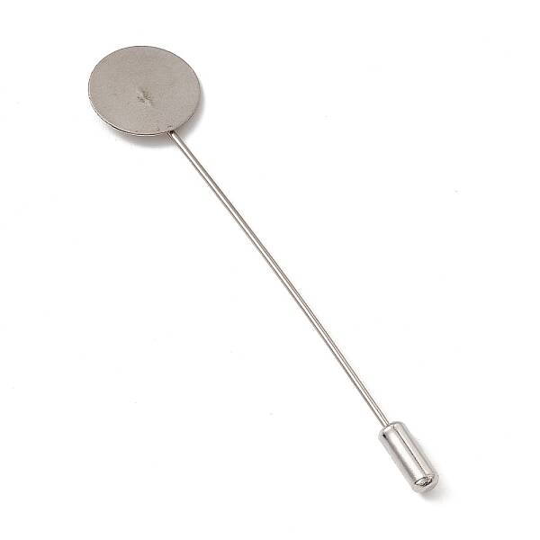 Tarnish Resistant 304 Stainless Steel Lapel Pins Base Settings
