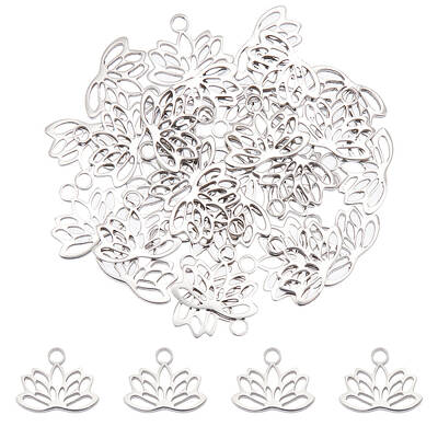 30Pcs 304 Stainless Steel Charms