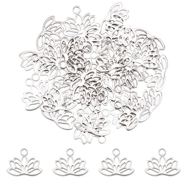 30Pcs 304 Stainless Steel Charms