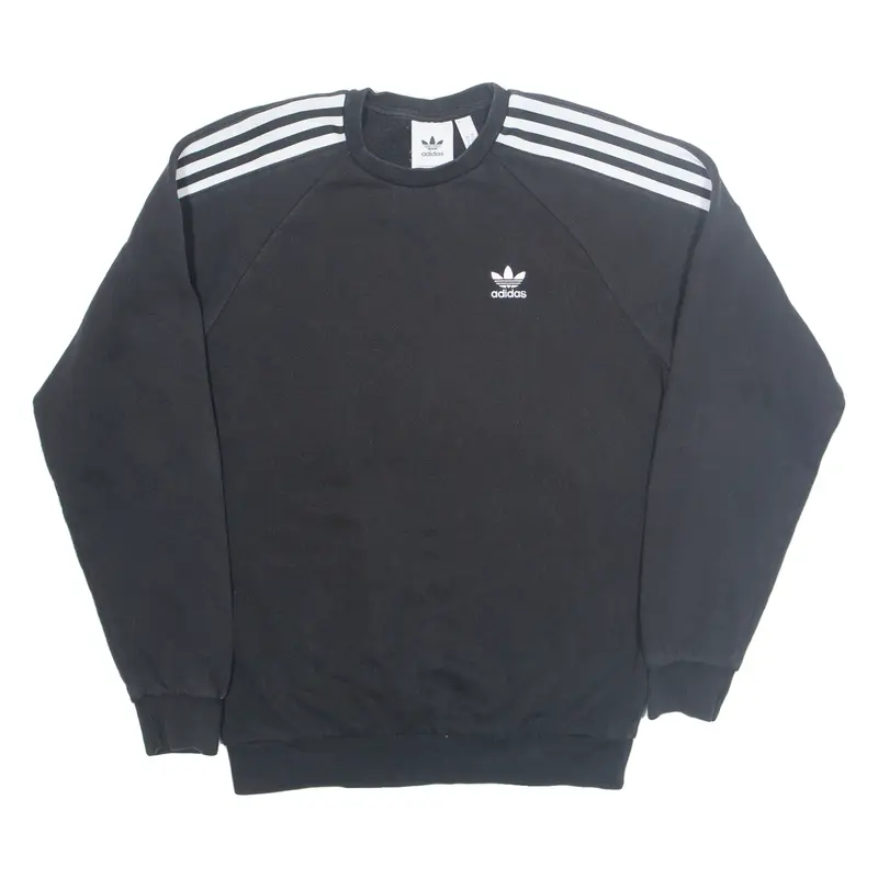 ADIDAS Mens Sweatshirt Black XS
