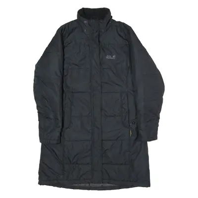 JACK WOLFSKIN Womens Puffer Coat Black UK 16