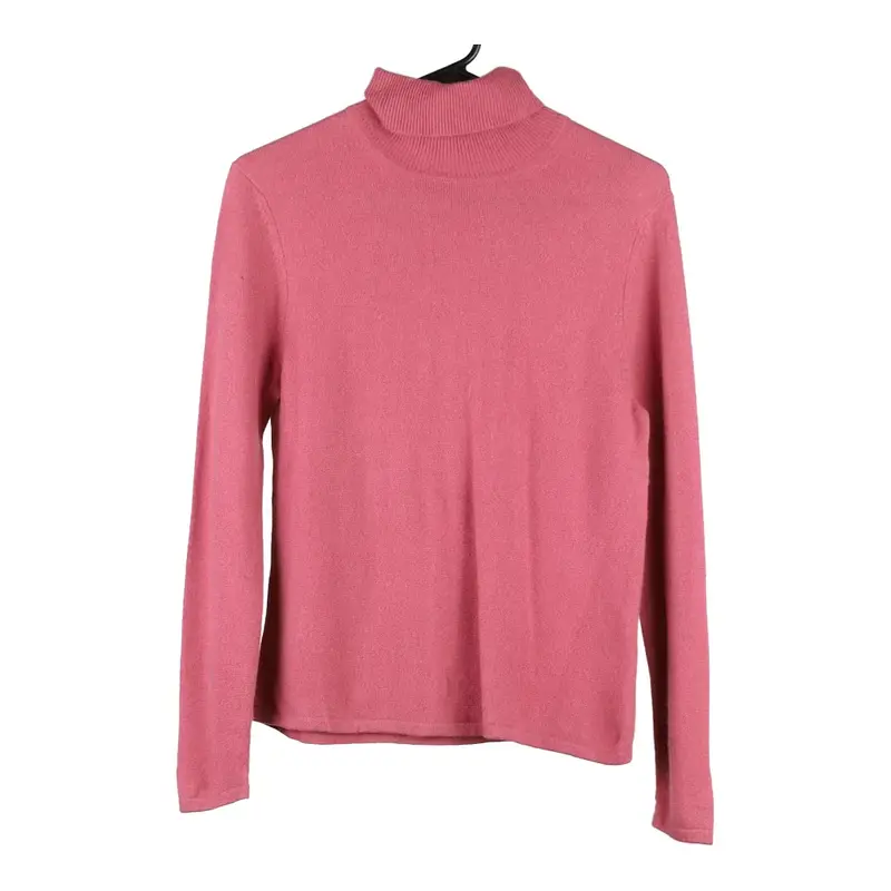 Petite Sophisticate Rollneck - Small Pink Cashmere