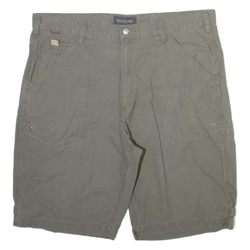 BIAGGINI Mens Casual Shorts Grey XL W38