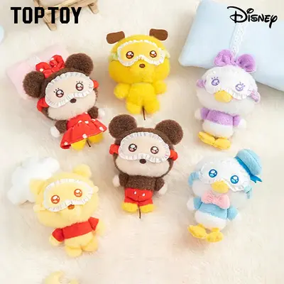 【FallFreshness】TOPTOY Squinting Sleepwear Series Plush Pendant Blind Box Soft Stuffed Figure Collectible Soft Animal