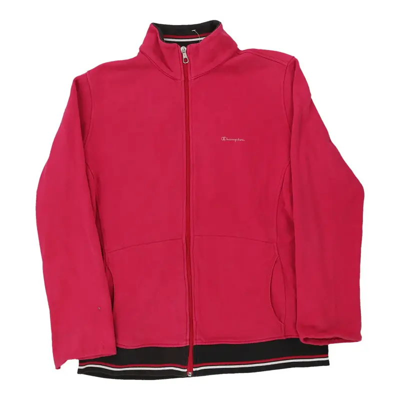 Champion Zip Up - XL Pink Cotton Blend