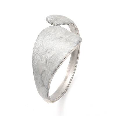 304 Stainless Steel Open Cuff Ring for Women