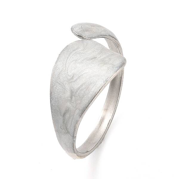 304 Stainless Steel Open Cuff Ring for Women