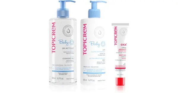 Topicrem 3-piece baby and children's box set