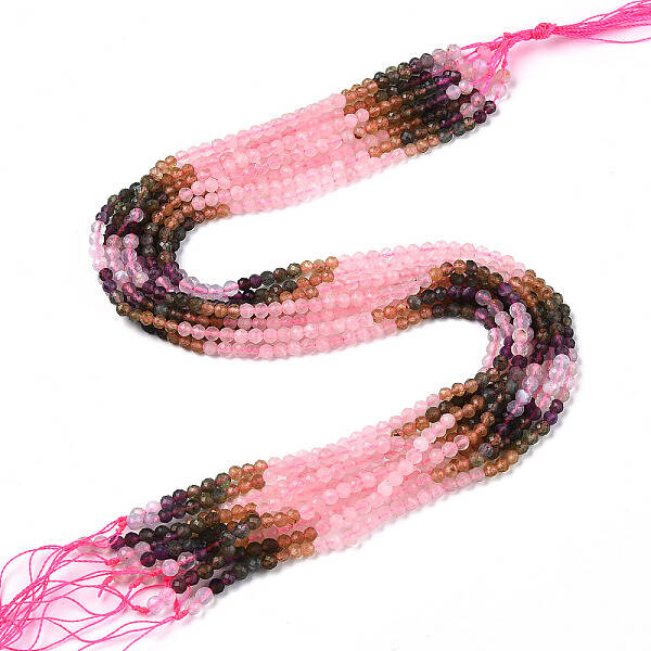 Natural & Synthetic Mixed Gemstone Beads Strands