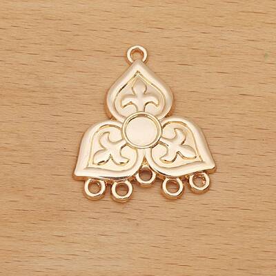 Clover Alloy Chandelier Component Links