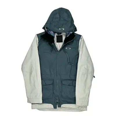 Oakley Jacket - Large Blue Nylon