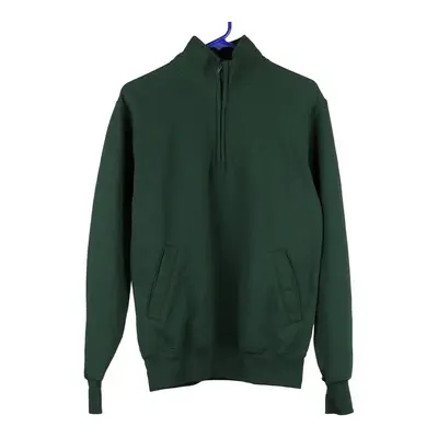 Champion 1/4 Zip - Small Green Cotton