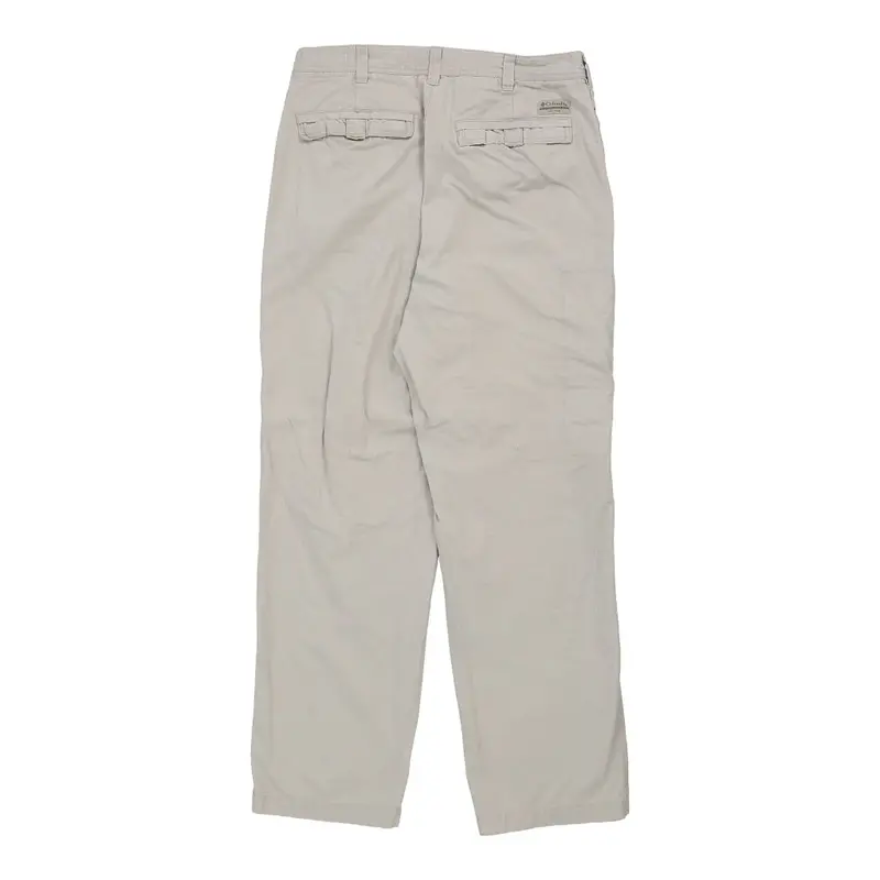 Columbia Trousers - 34W 32L Beige Cotton