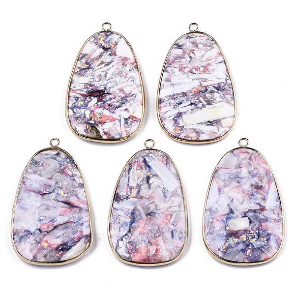 Synthetic Calcite Big Pendants