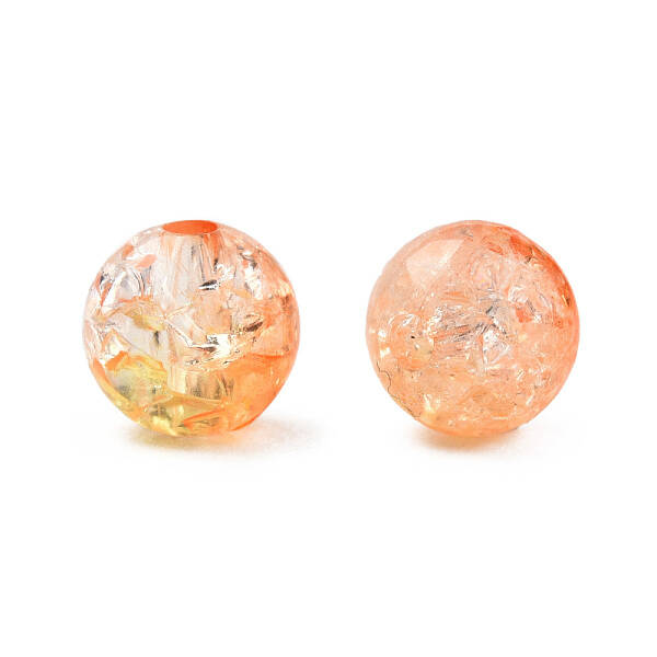 Transparent Crackle Acrylic Beads