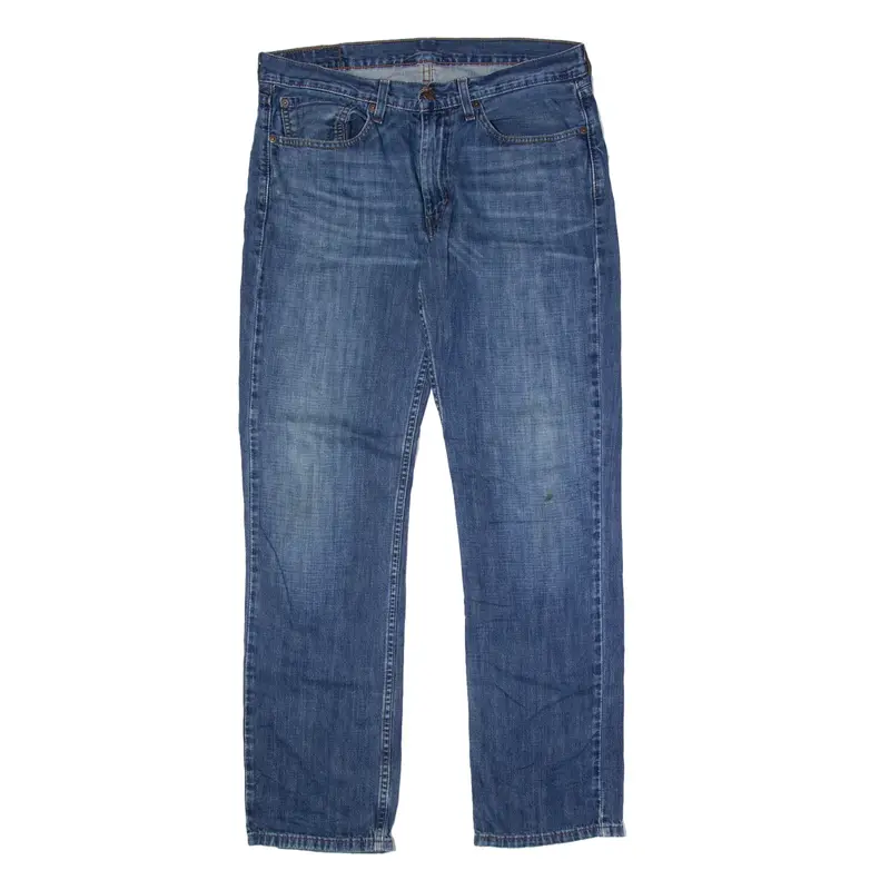 LEVI'S 514 Jeans Blue Denim Regular Straight Mens W34 L32