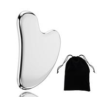 Stainless Steel Scraper Facial Massage Gua Sha Facial Tools Gua Sha for Face Metal Gua Sha Skin Massage Guasha Beauty Tool fo...