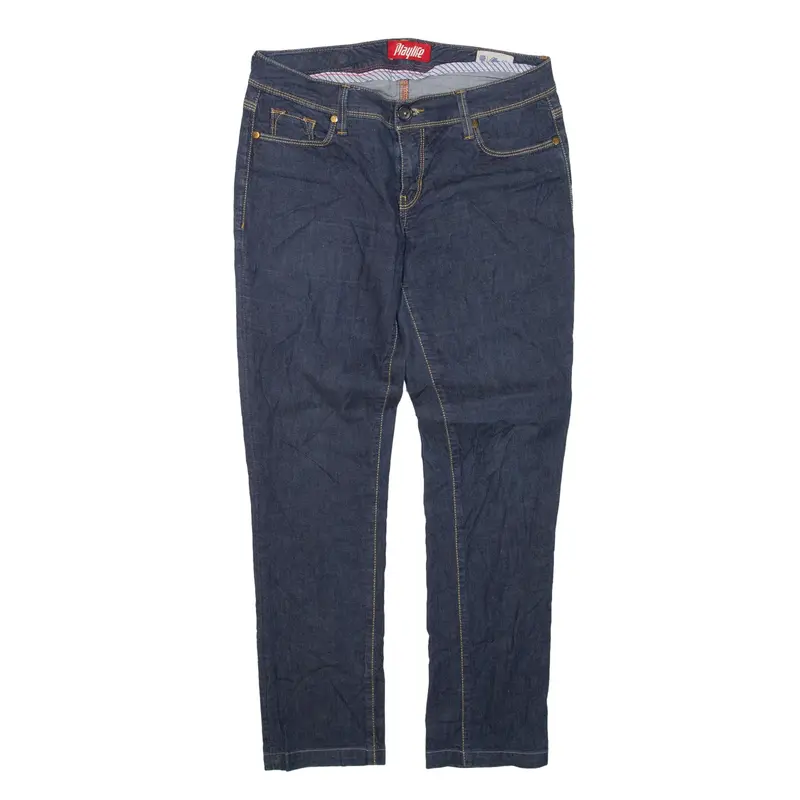 PLAYLIFE Moudith Jeans Blue Denim Slim Skinny Womens W30 L27