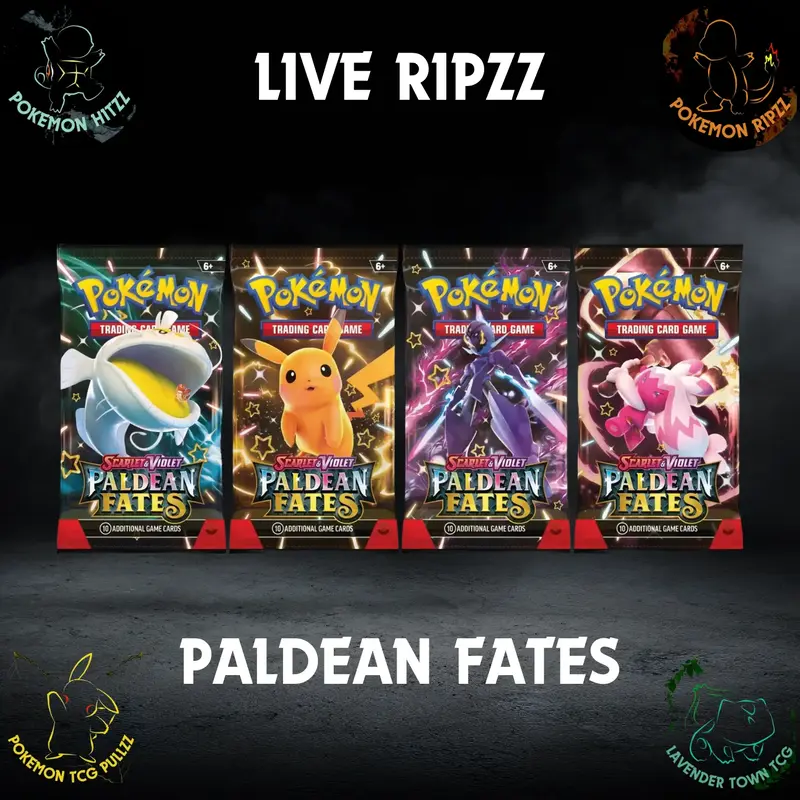 Pokemon Paldean Fates Booster Packs