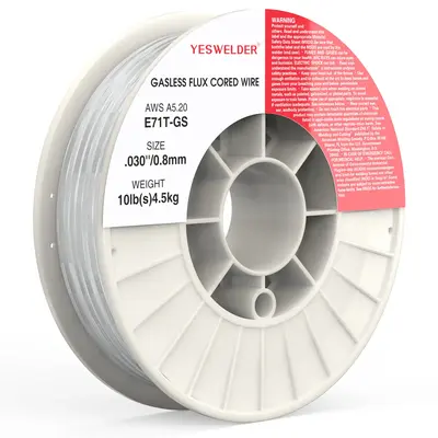 YesWelder E71T-GS Gasless Flux Core Welding Wire | 10LB Spool .030\