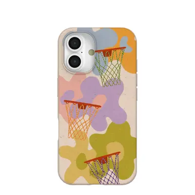 Seashell Flower Baskets iPhone 16 Case