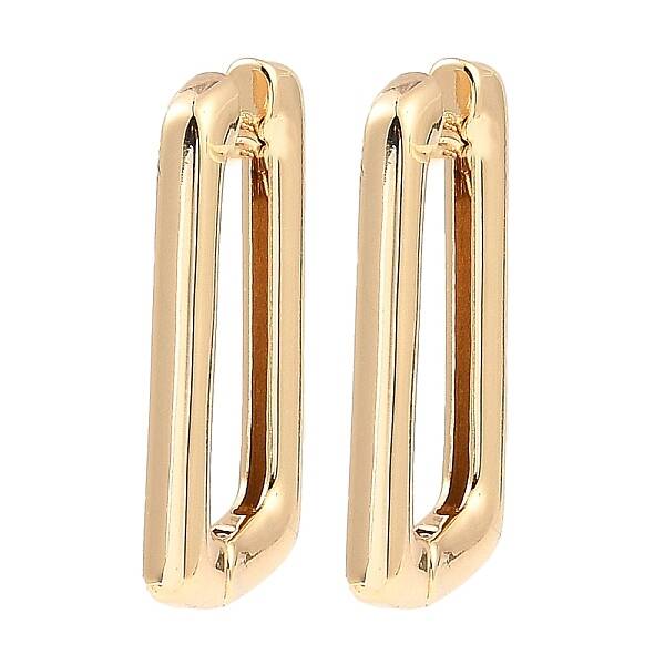 Brass Hoop Earrings