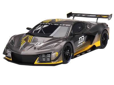 Chevrolet Corvette Z06 GT3.R 03 Gray Metallic with Graphics \