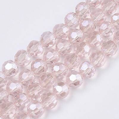 Electroplate Glass Bead Strands