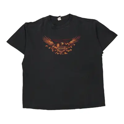 Sheboygan, WI Harley Davidson Graphic T-Shirt - 3XL Black Cotton