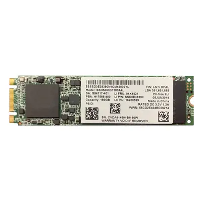 SSD0E38390 Lenovo 180GB MLC SATA 6GB/s M.2 2280 Internal Solid State Drive