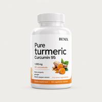 Turmeric Curcumin Supplement 1,000mg | 95% Curcuminoids | 120 Veggie Capsules with Bee Propolis, Ginger, MCT Oil, Fat Soluble...