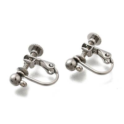 316 Stainless Steel Clip-on Earring Findings
