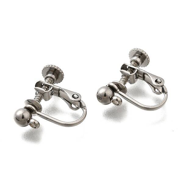 316 Stainless Steel Clip-on Earring Findings