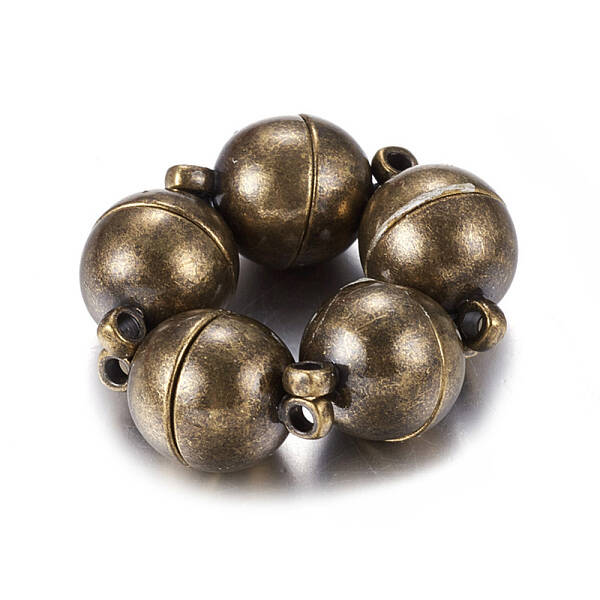 Brass Magnetic Clasps with Loops