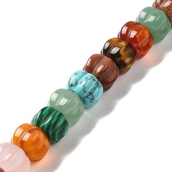 Natural & Synthetic Mixed Gemstone Beads Strands