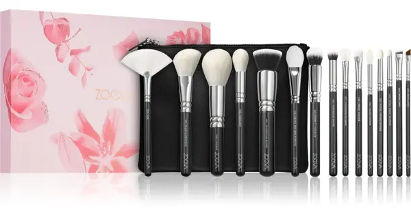 ZOEVA The Artists Set Silver Brush Set with Case